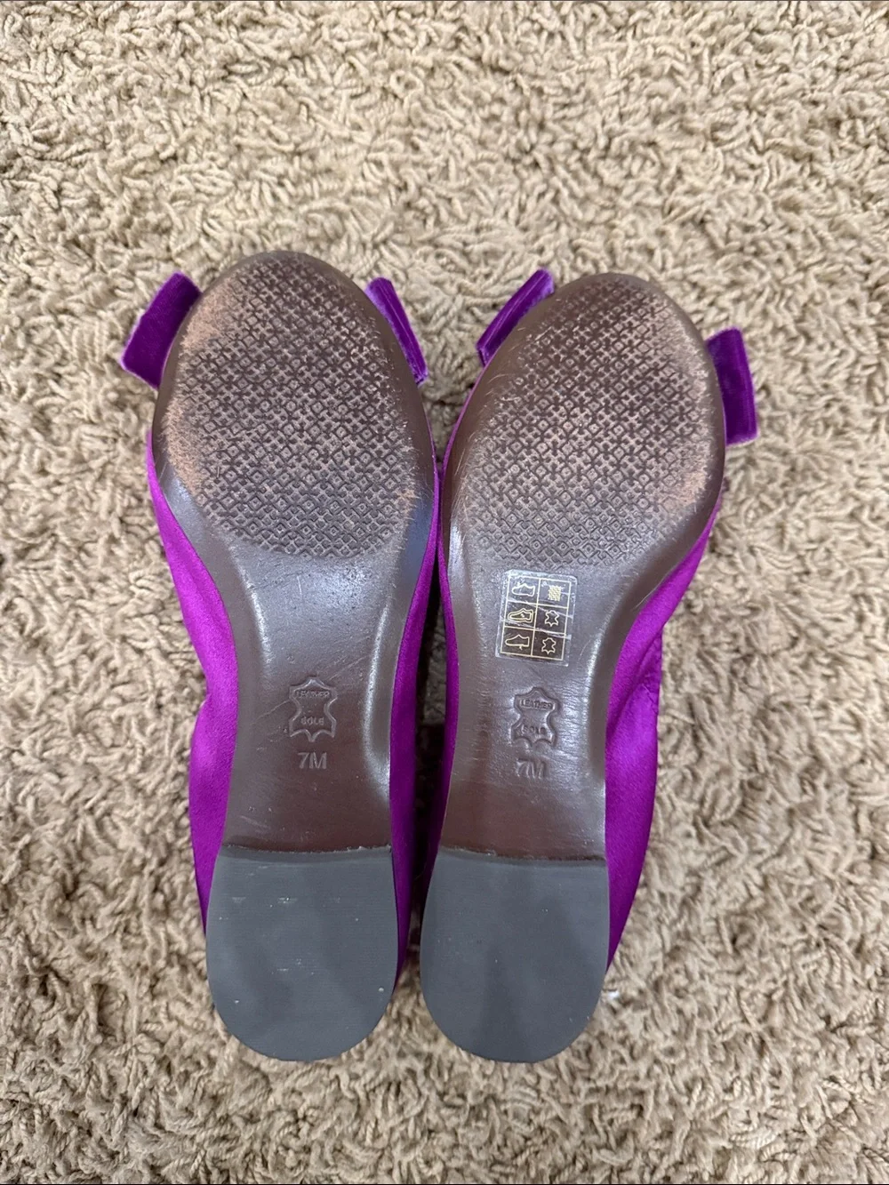 Tory Burch satin and velvet shoes